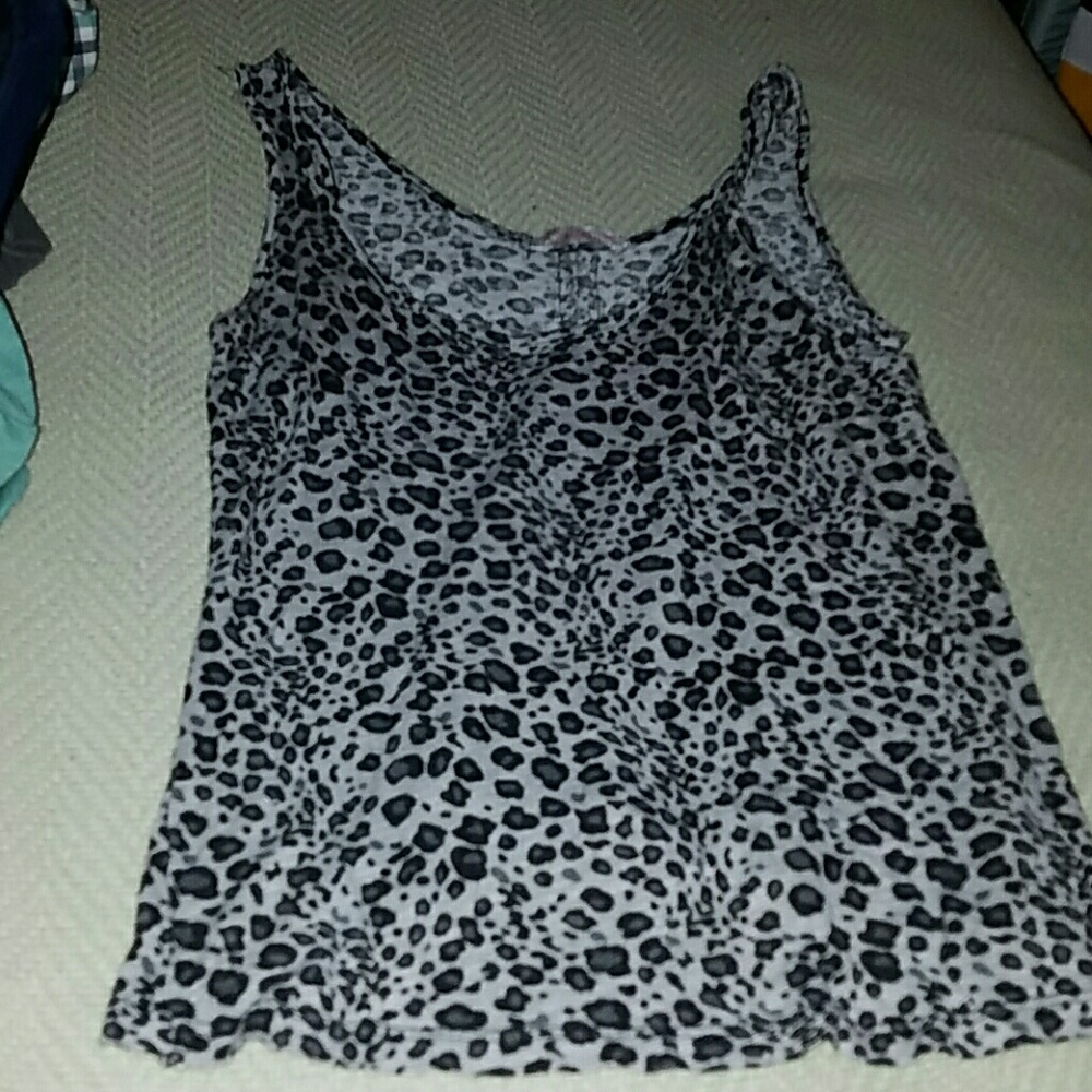 Cheetah print tank top