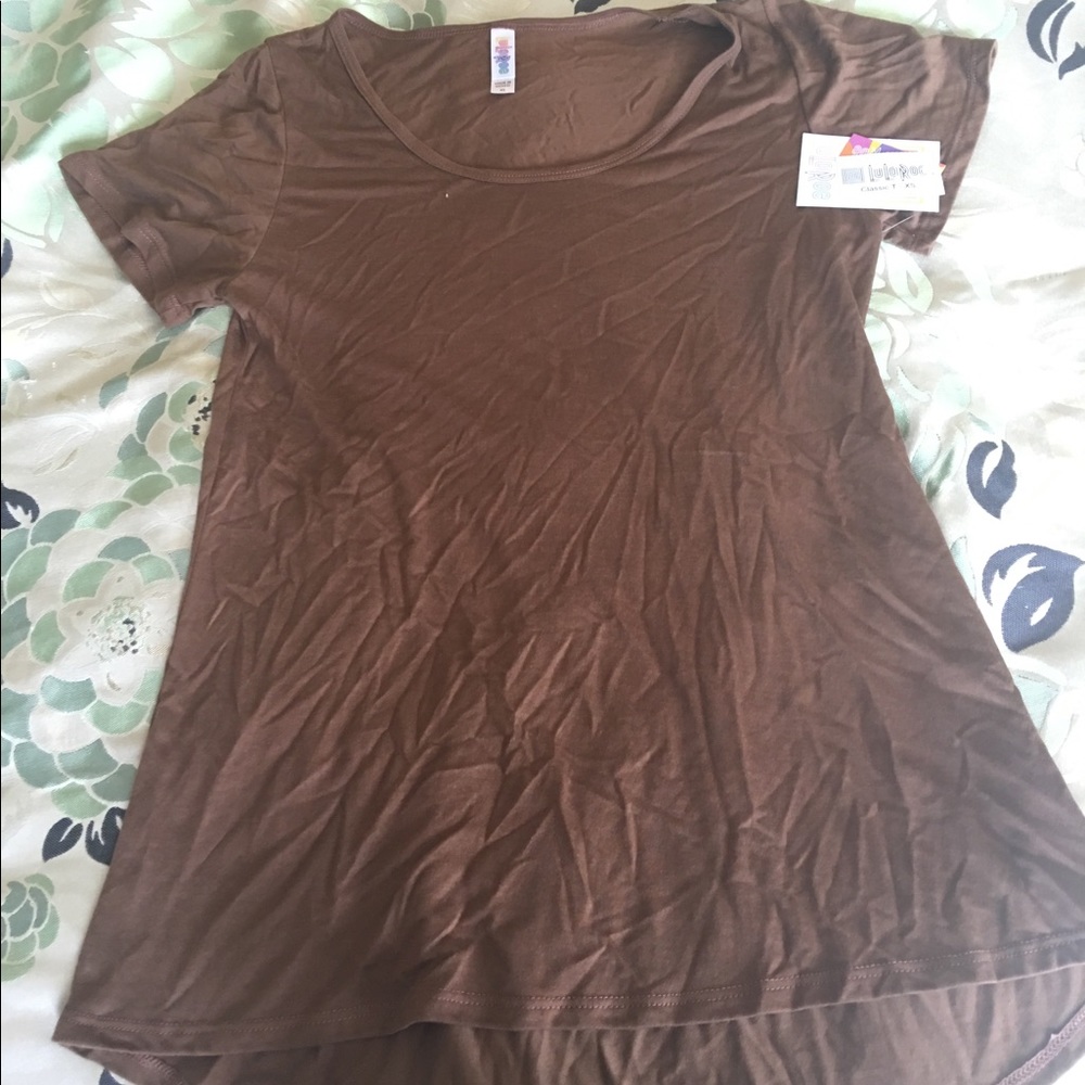 Brown LuLaRoe classic T