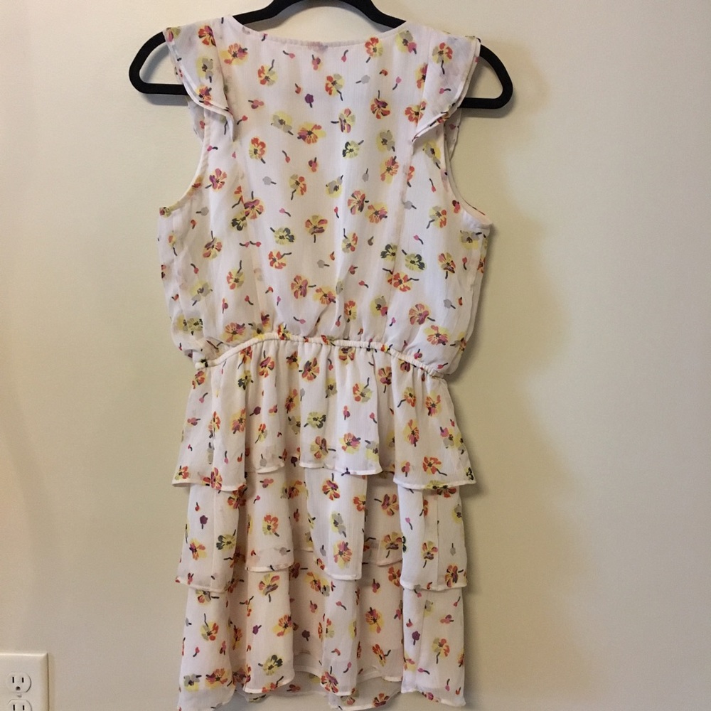 Floral Print Ruffle Tier Dress - Picture 3 of 4