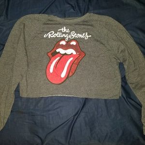 Rolling Stones crop top