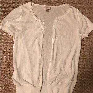 Loft Short Sleeved Button Up Cover sz lrg