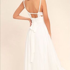 High quality white maxi dress
