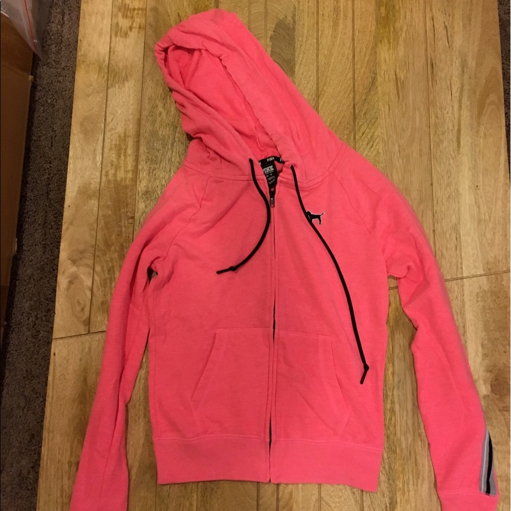 PINK zip up sweatshirt
