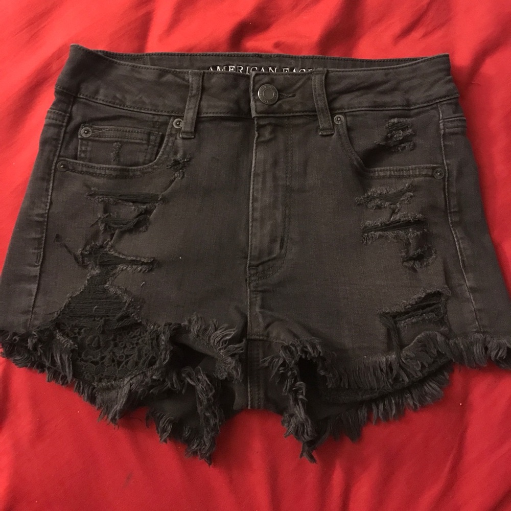 Black American Eagle shorts