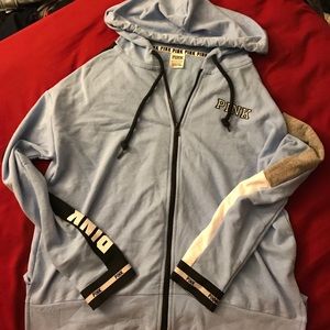 PINK zip up sweatshirt