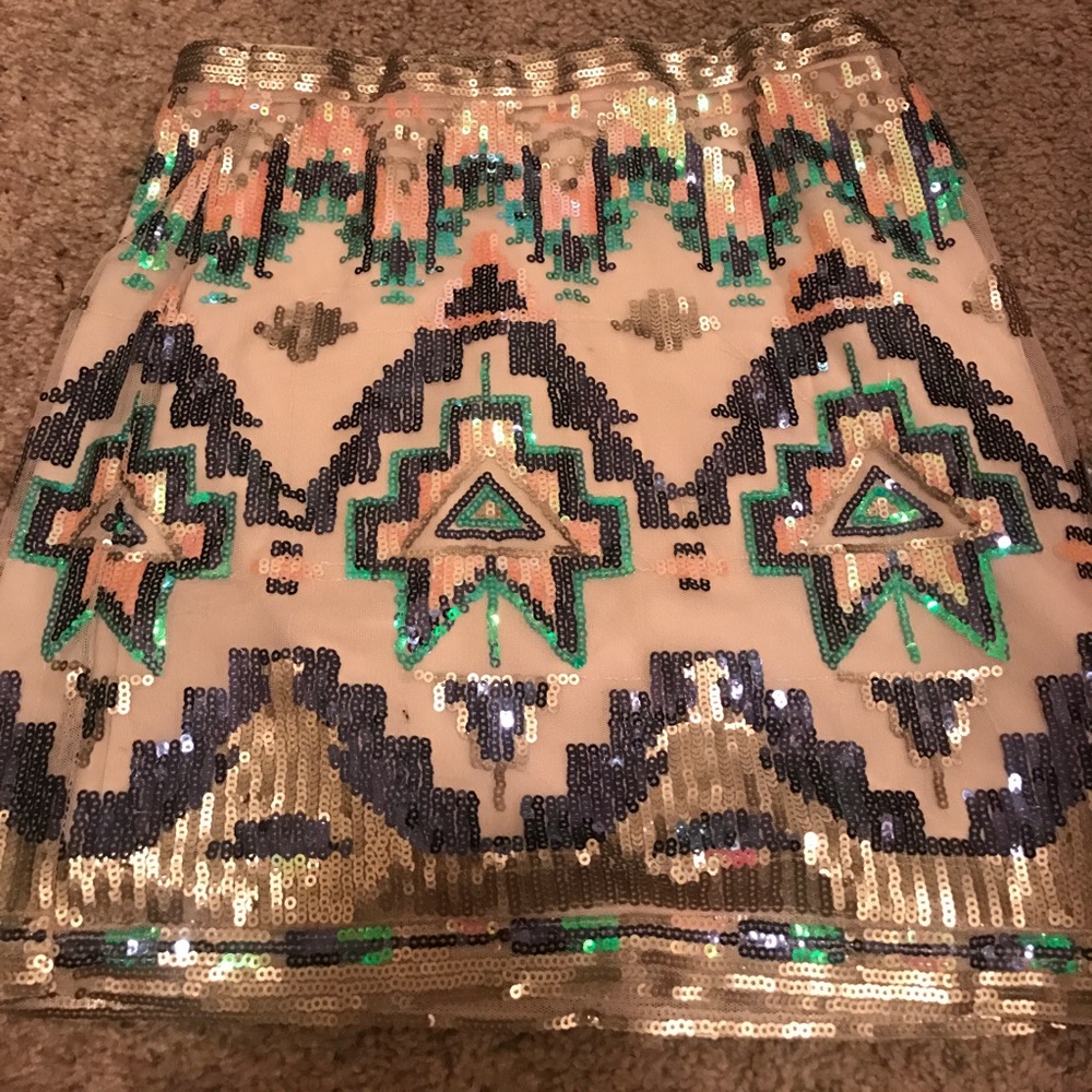 Sequin skirt