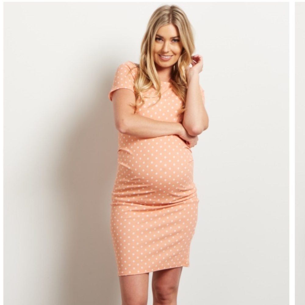 Pink blush Maternity dress