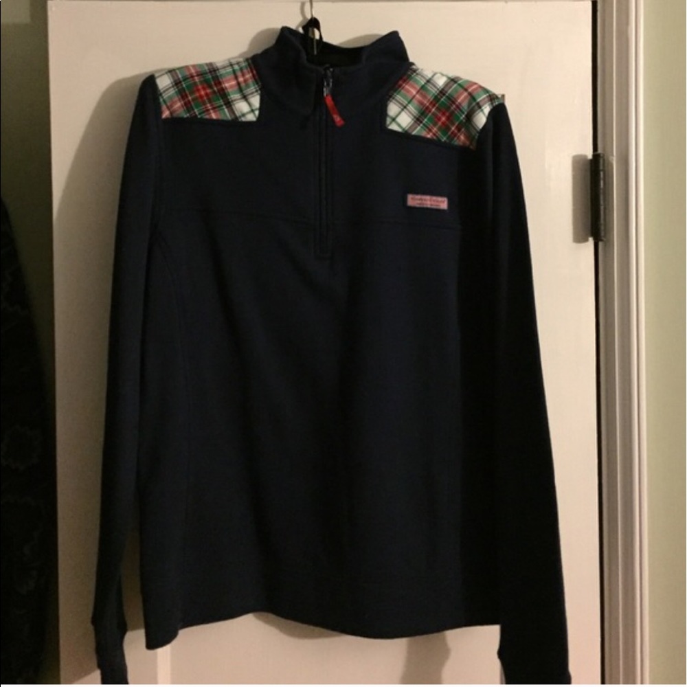 Vineyard Vines Navy & Plaid Shep Shirt