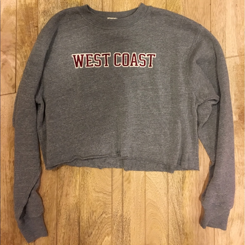 JGALT west coast crop sweatshirt