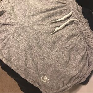 Grey Nike shorts