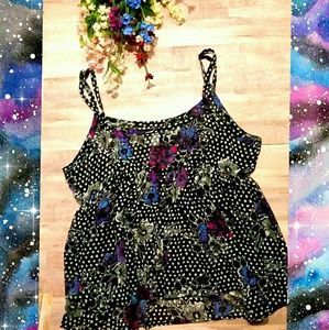 Torrid Chiffon Babydoll Top, Size  14/16