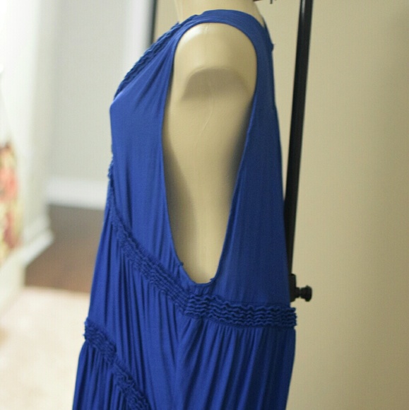 Free People Blue Sleeveless Tunic - Picture 4 of 4