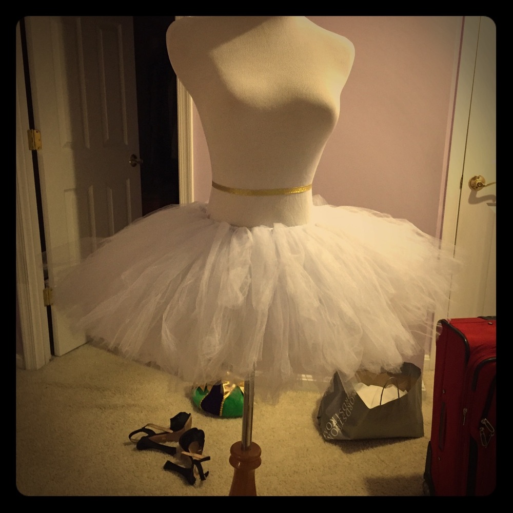 Tulle white tutu