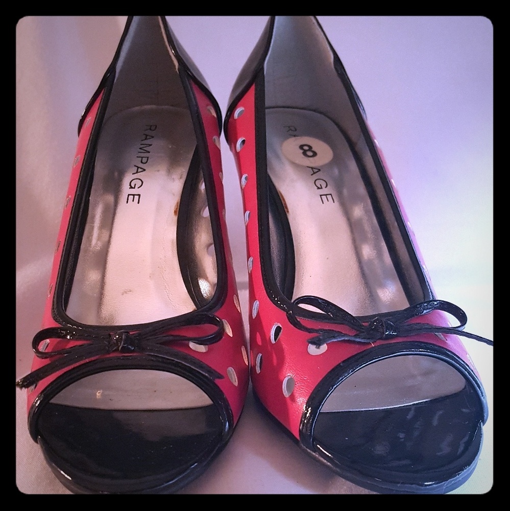 Rampage 'Belinda' Peep Toe - 8