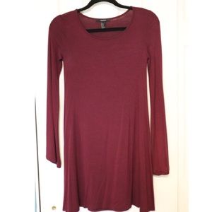 Forever 21 burgundy dress