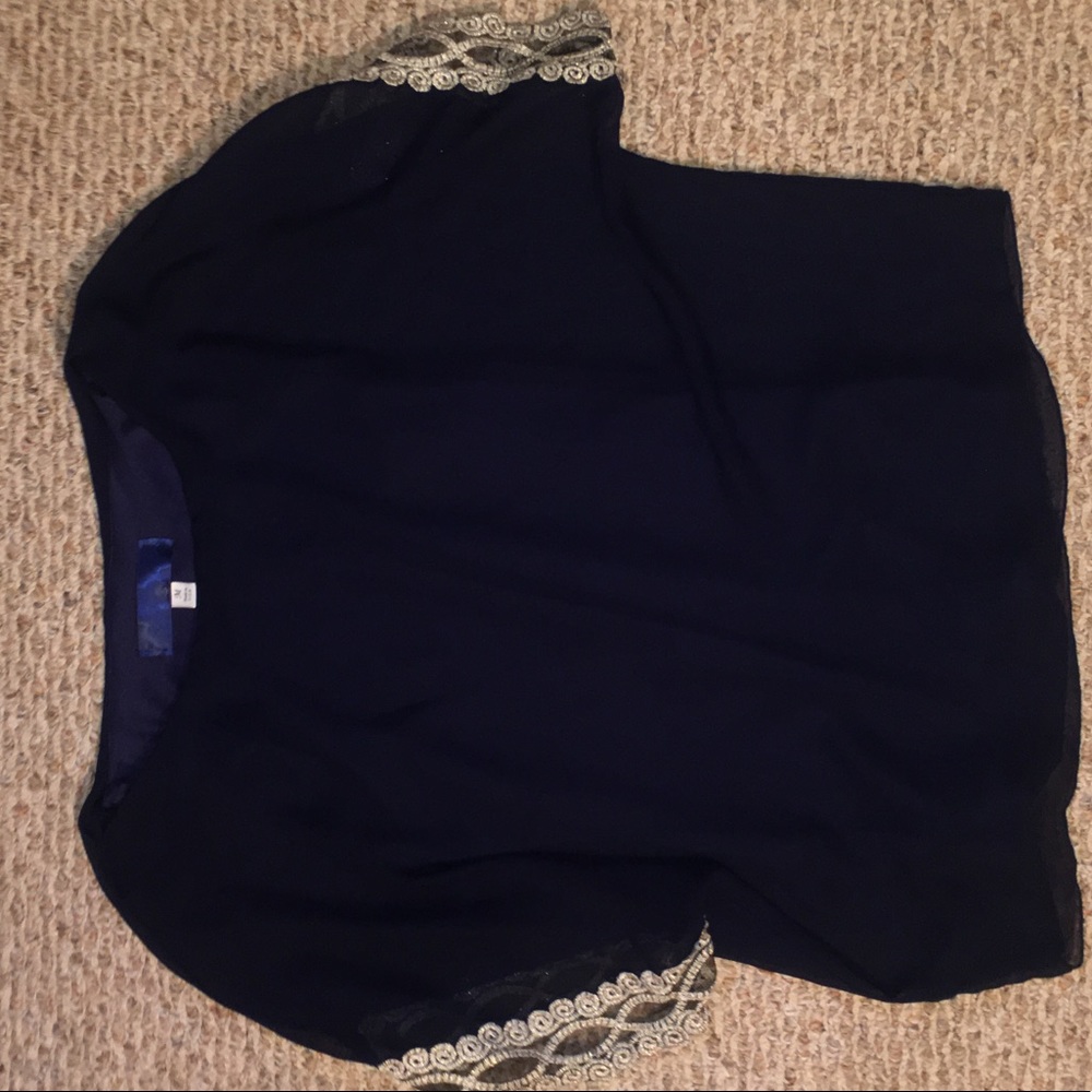 Blue women's blouse