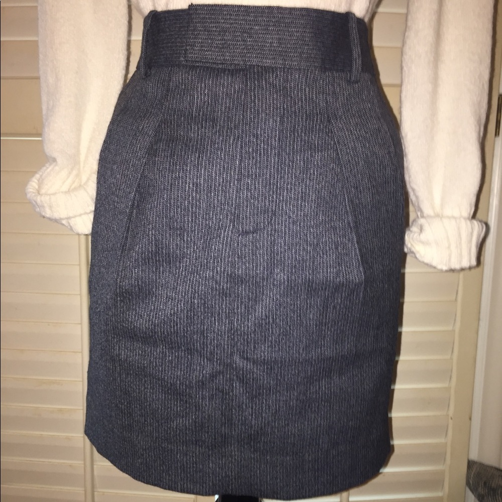 Gap Tweed Pleated Skirt