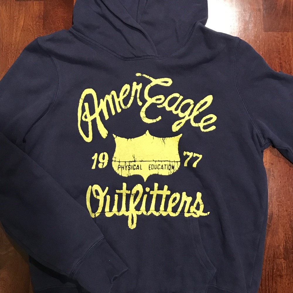 American Eagle 🦅 navy hoodie, L