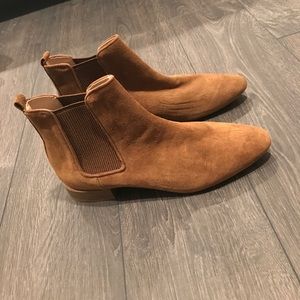 Brand New Zara Brown Suede Boots Size 39