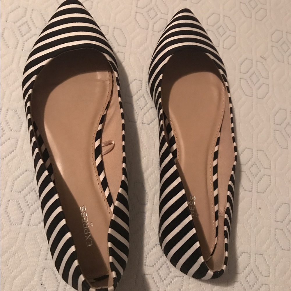 Express Size 8 slip on flats