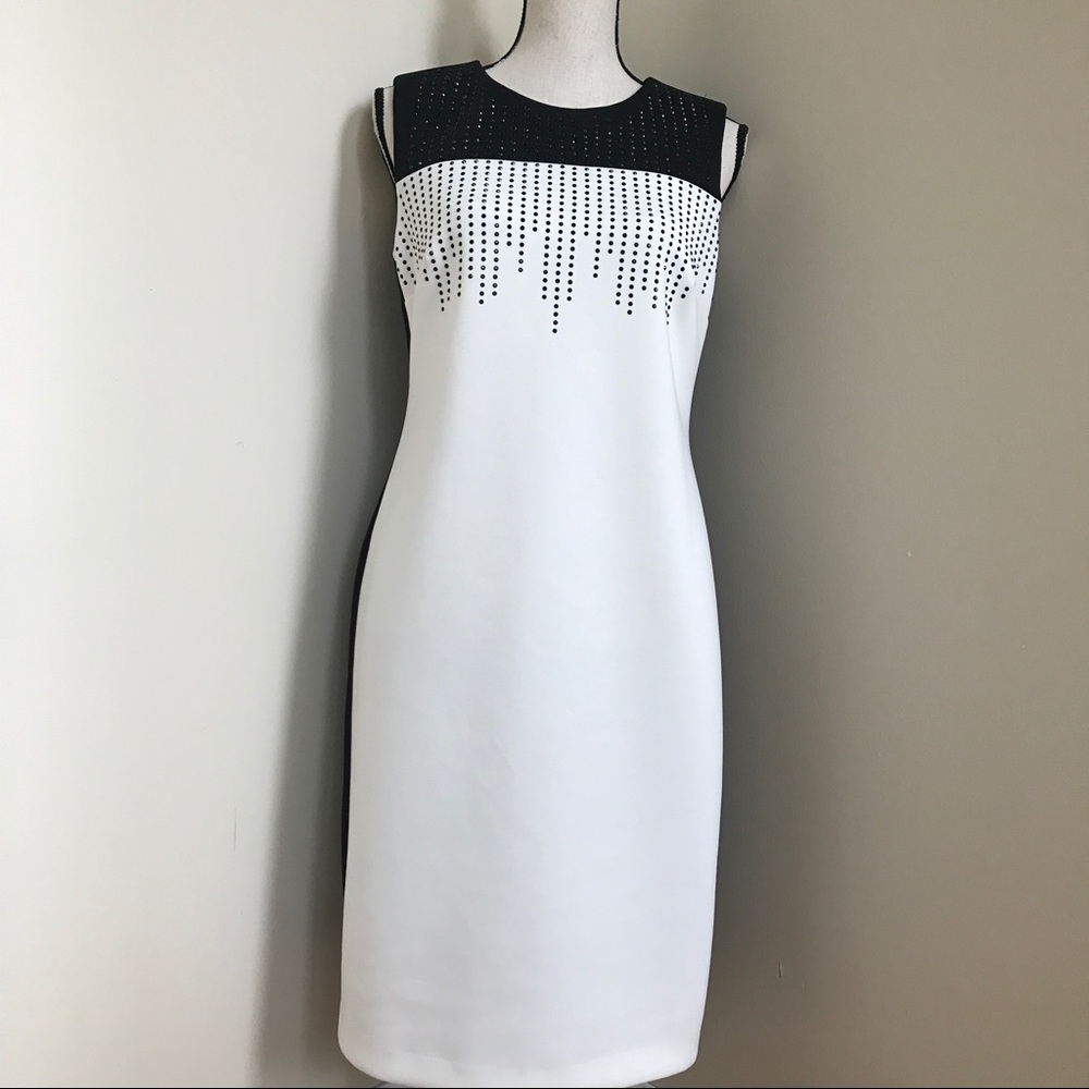 CKJBWD Calvin Klein Jewels Black and White Dress