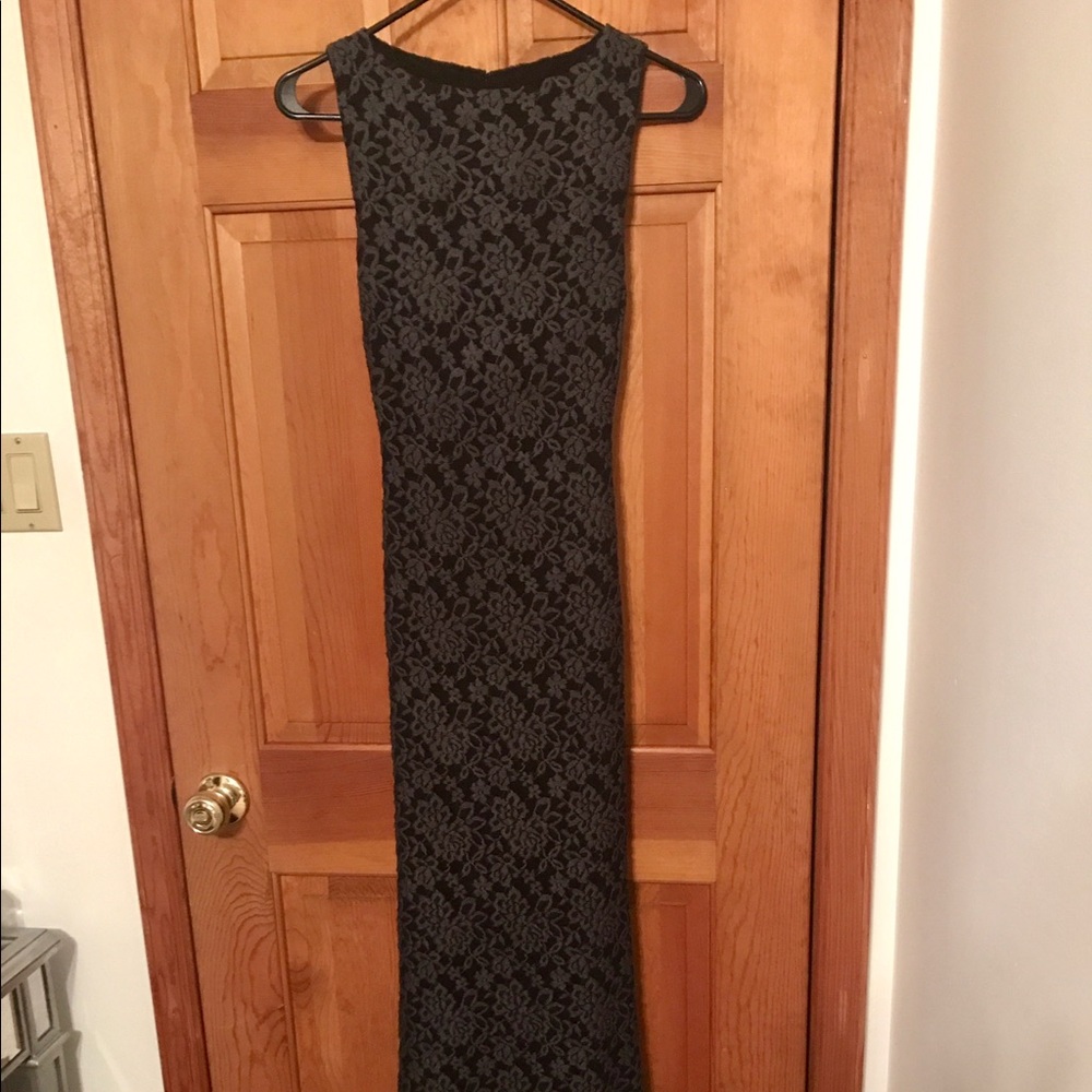 Alice & Olivia knit/lace Evening Gown
