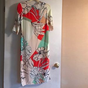 Asos floral print midi dress