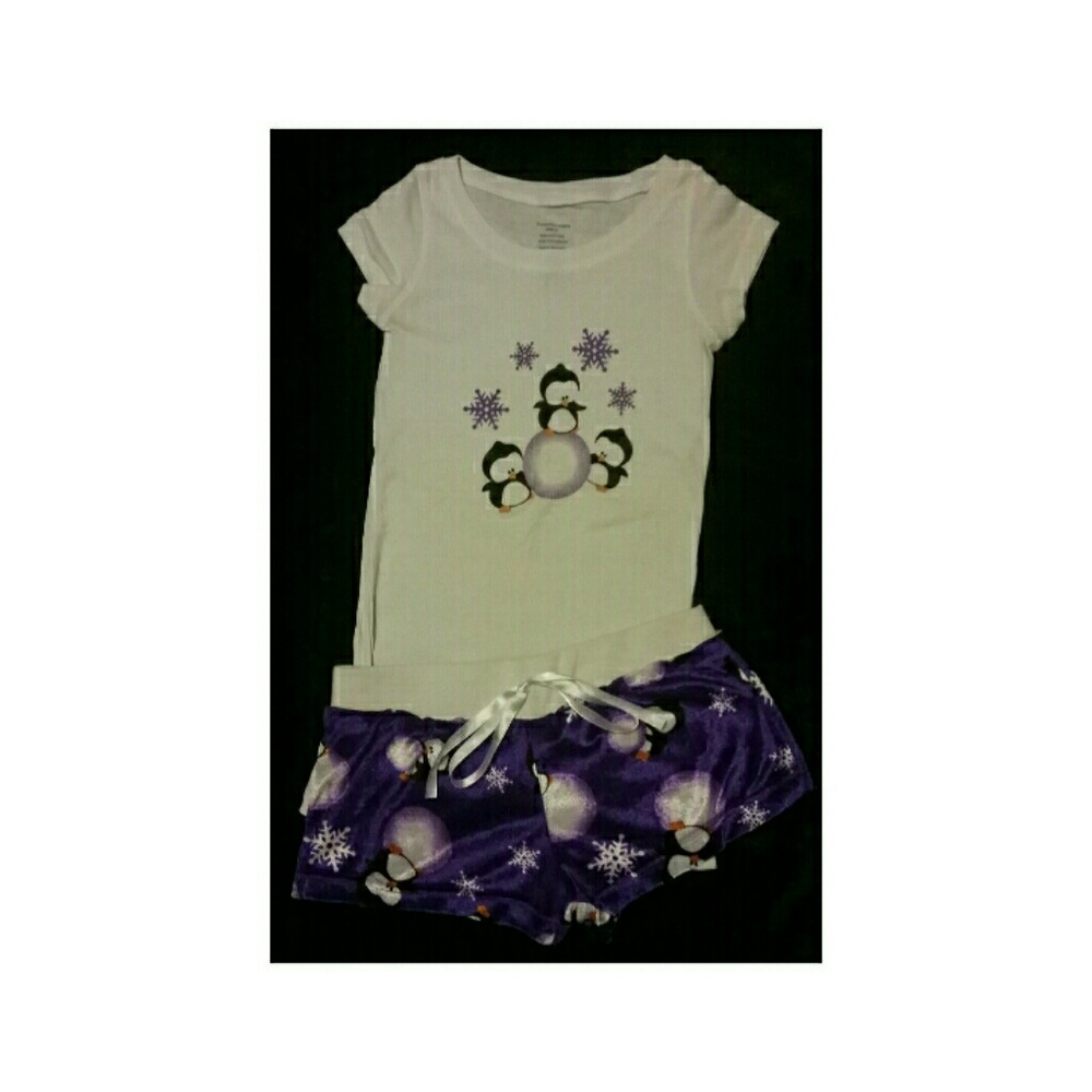 Penguin Pajama Set S