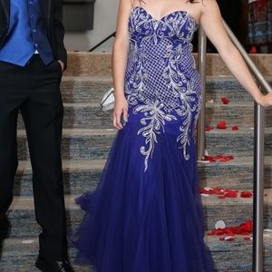 Royal Blue , Gala Dress