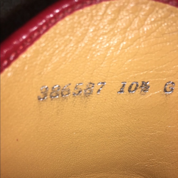 Gucci moccasins in rosso red suede: 100% Authentic main image 6