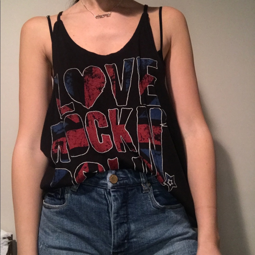 Love rock n roll tank