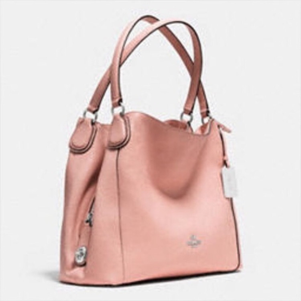 Authentic coach edi bag, rose