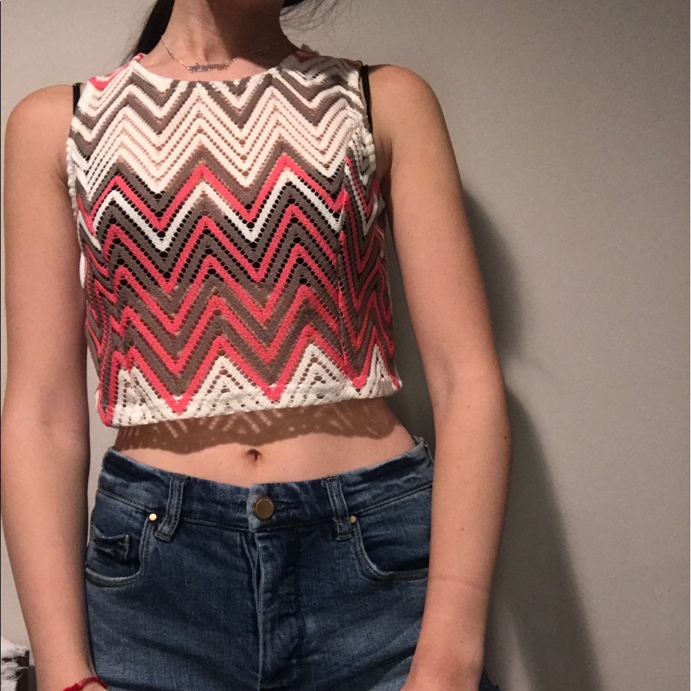 Gab & Kate - tribal crop top