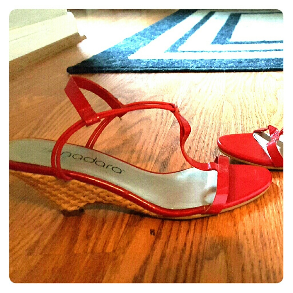 red sandals