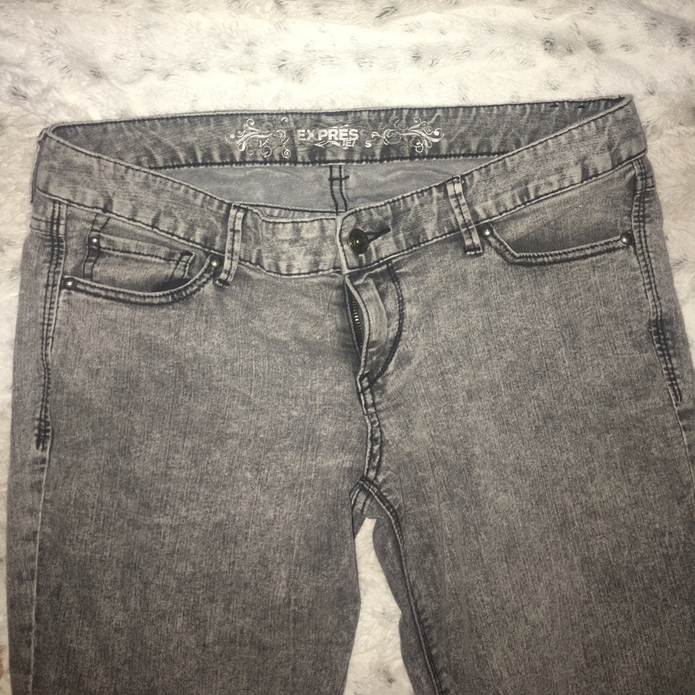 Express grey stonewashed Jeans