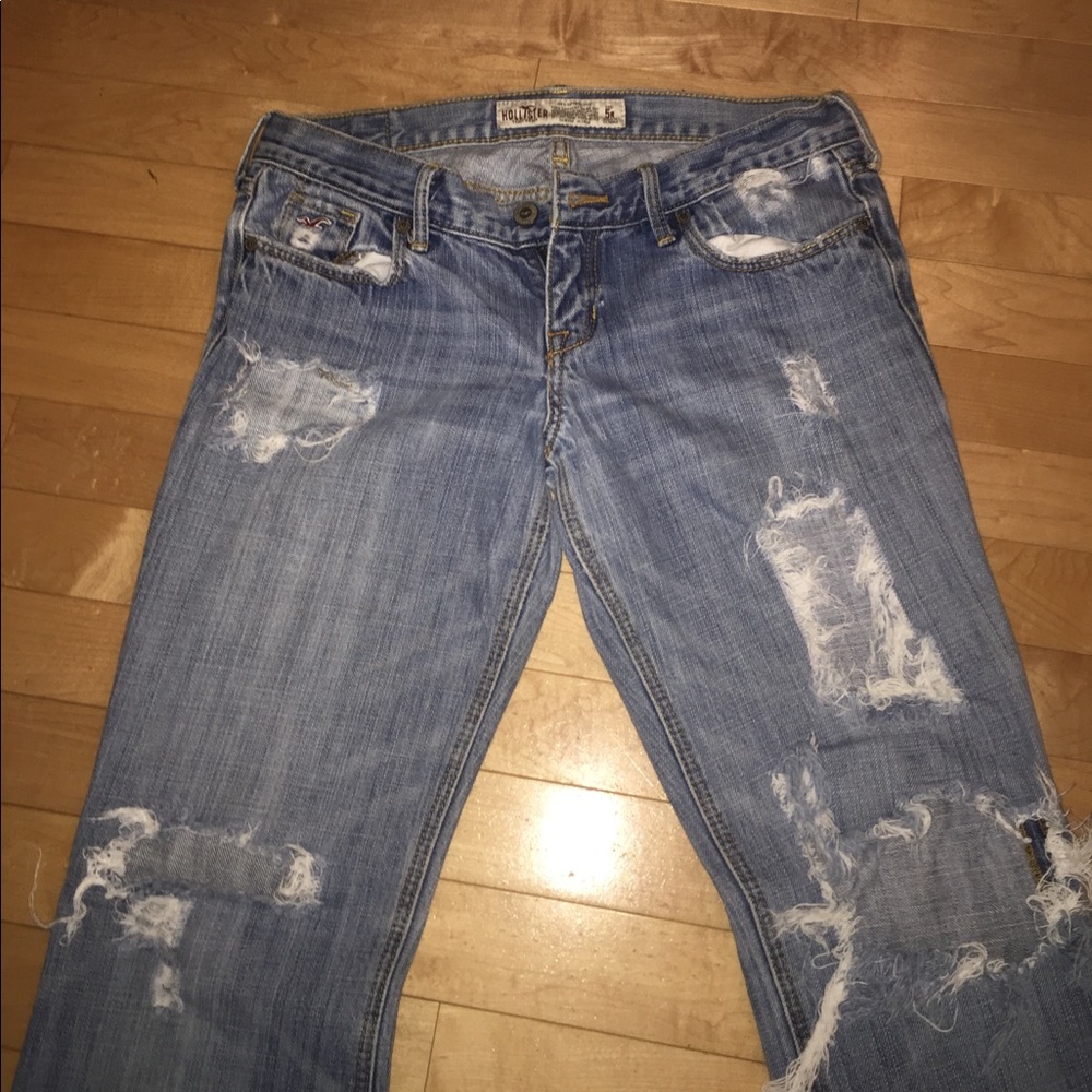 Hollister distressed jeans!