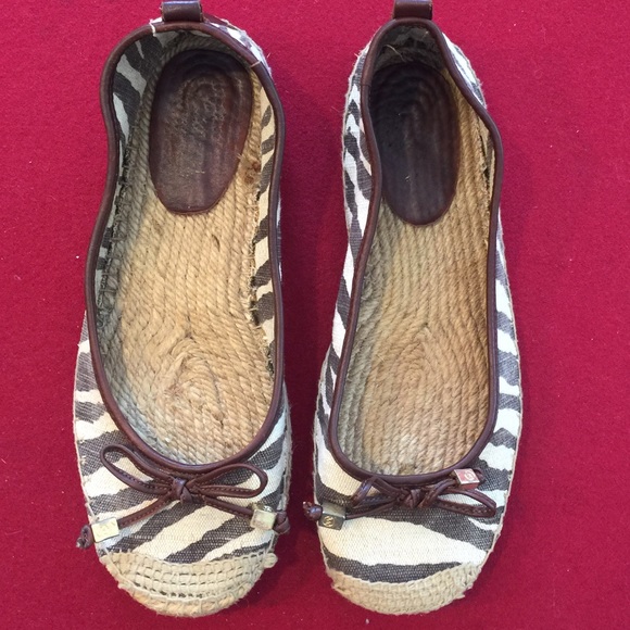 Michael Kors Meg Zebra espadrilles size 10 - Picture 3 of 5