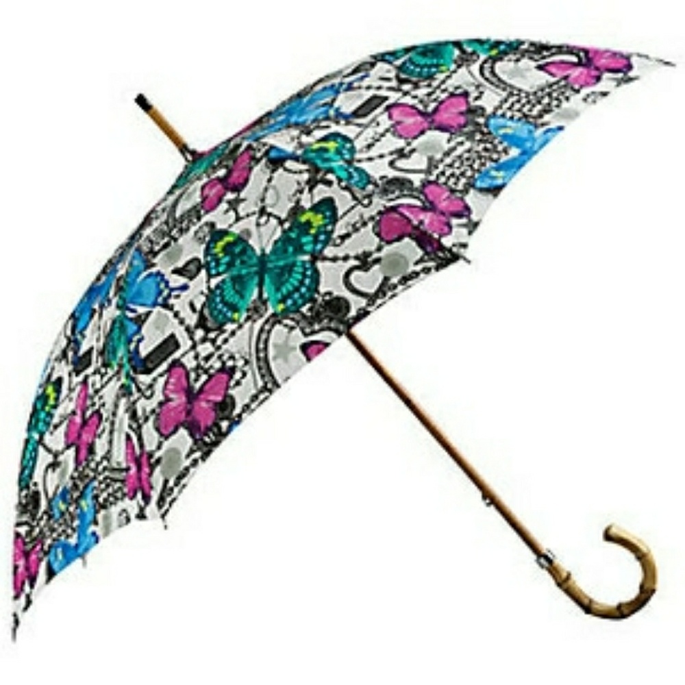 I S O 🤓COACH BUTTERFLY PRINT UMBRELLA _LOOKING 🤓