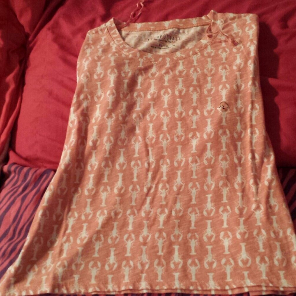 Pink crab shirt