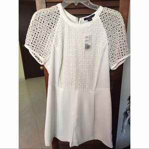 Forever 21 white romper.