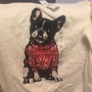 Super cute Loft Frenchie sweater