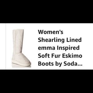 Women's Shearling Lined emma Inspired Boots