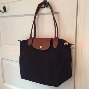LONGCHAMP Le Pliage Billberry/Purple Small Tote