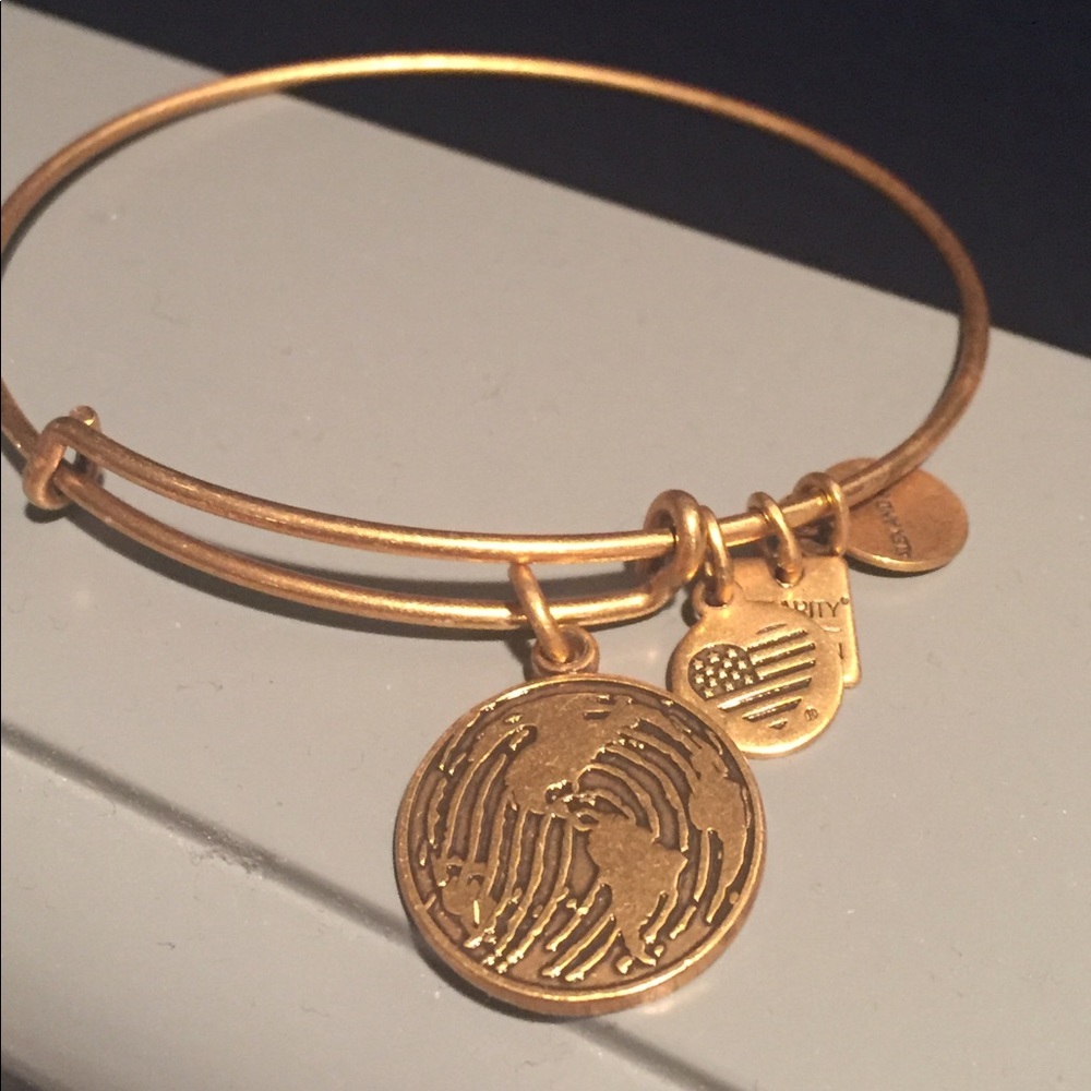 Alex & Ani Make Your Mark Charm - Gold Finish