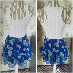 Hollister ruffle racerback mini dress