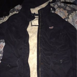 Hollister fur winter coat