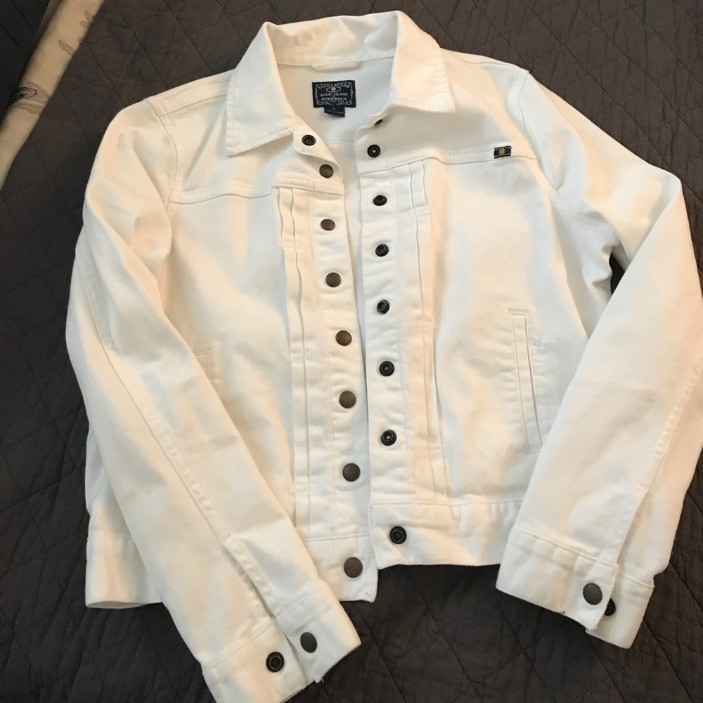Lucky Brand white Jean jacket