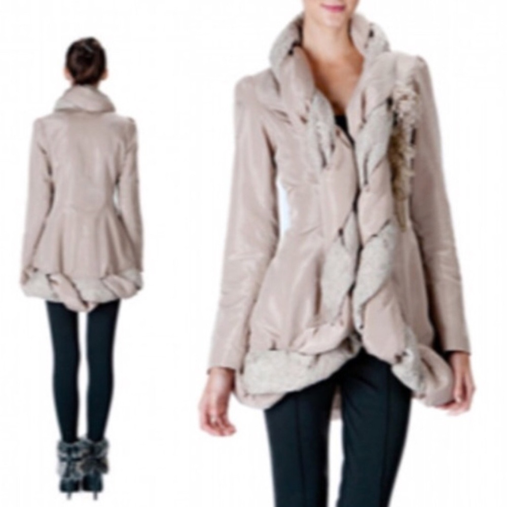 Gray Twisted Light Weight Spring Jacket