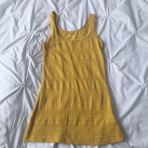 Mossimo Supply Co Yellow Tribal Print Tank