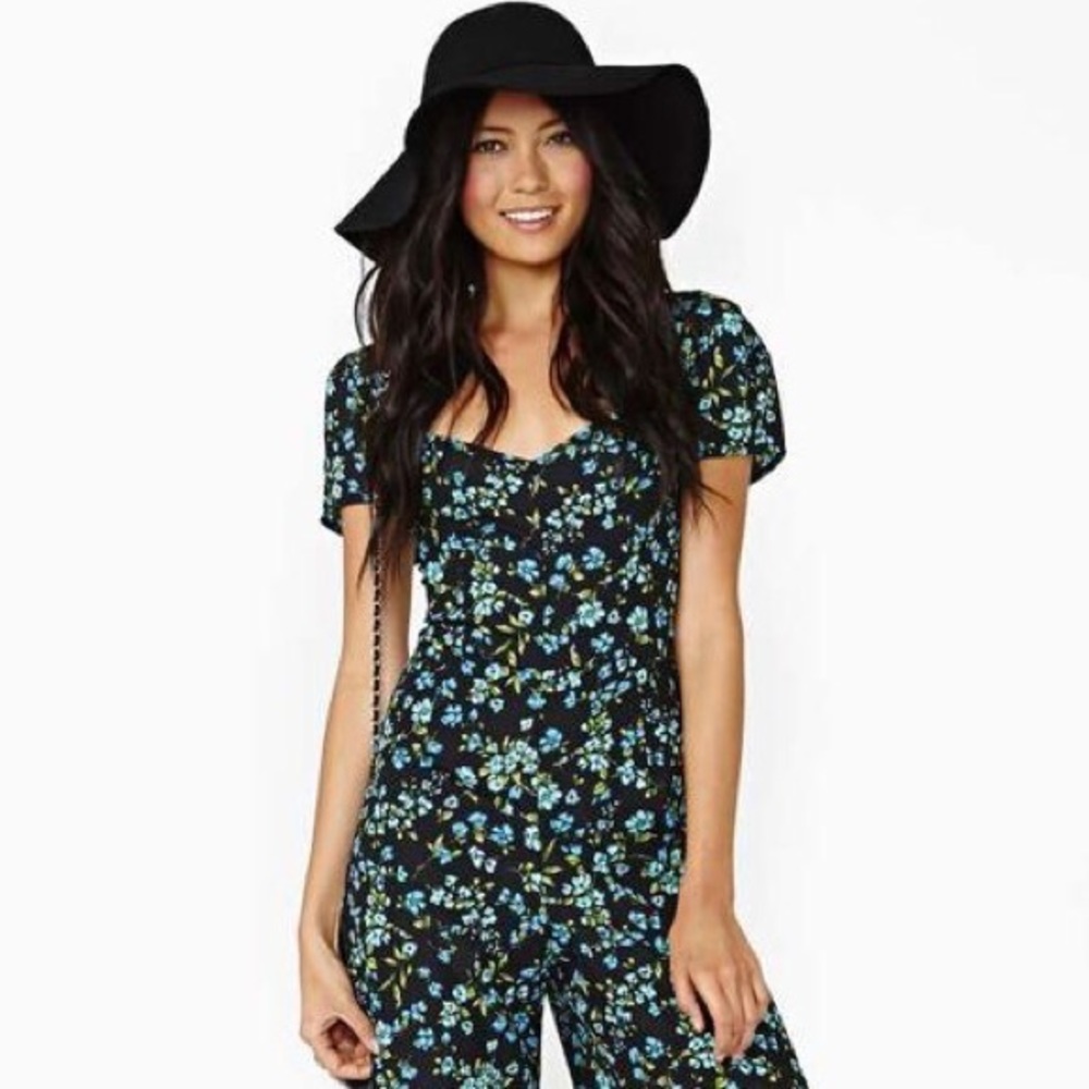Reformation for Nasty Gal Mariner jumpsuit